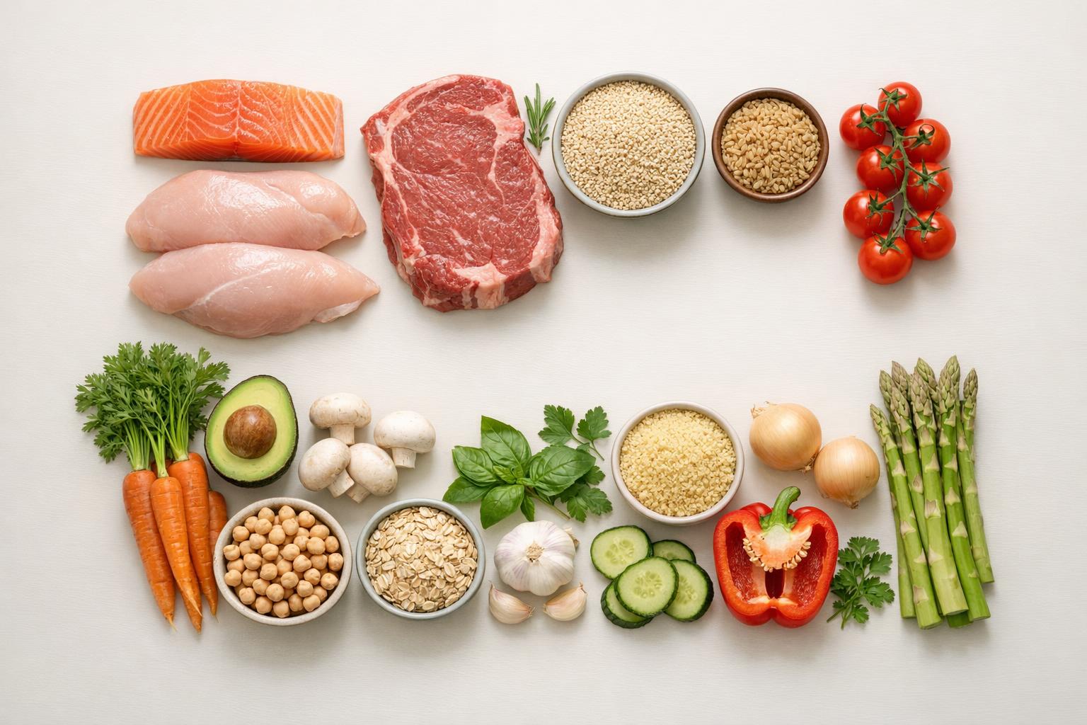 Ingredientes Hector Kitchen seleccionados para una receta personalizada